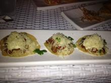 Tacos de filet at the Sandbar St Thomas